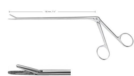 КОРНЦАНГ ДЛЯ ВИДАЛЕННЯ СТОРОННІХ ПРЕДМЕТІВ МЕТЬЮ, ПРЯМИЙ, 265 ММ